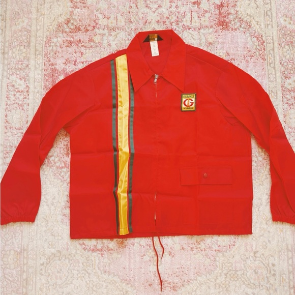 swingster Other - Swingster, Men’s Red Jacket with Striped Detail